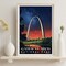 Gateway Arch National Park Poster, Travel Art, Office Poster, Home Decor | S7 product 6